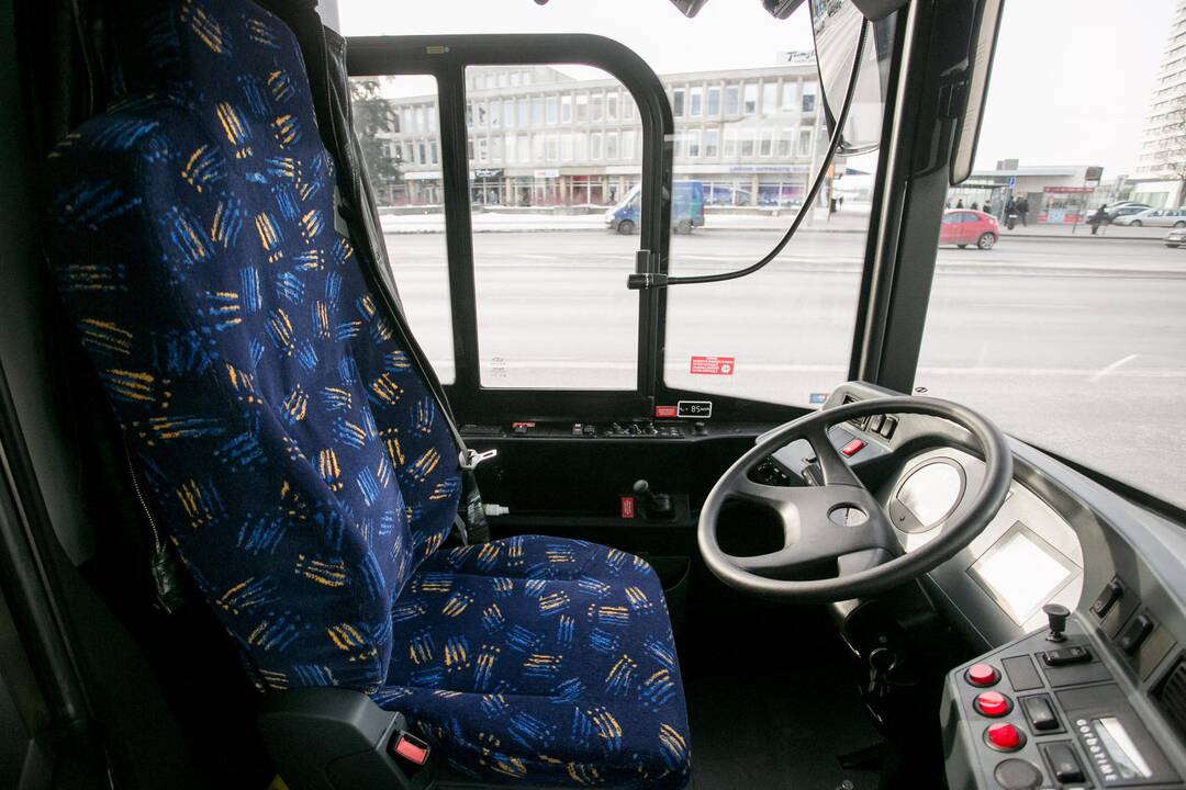 Į Vilniaus gatves išrieda nauji autobusai