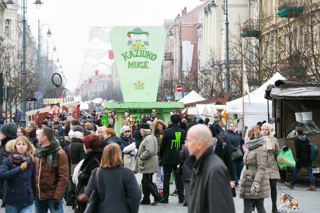 Vilniuje dūzgia Kaziuko mugė