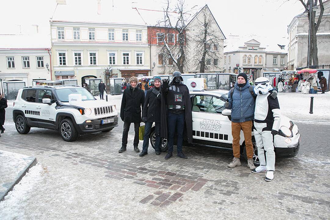 Vilniaus gatvėse blaškėsi „Žvaigždžių karų“ herojai