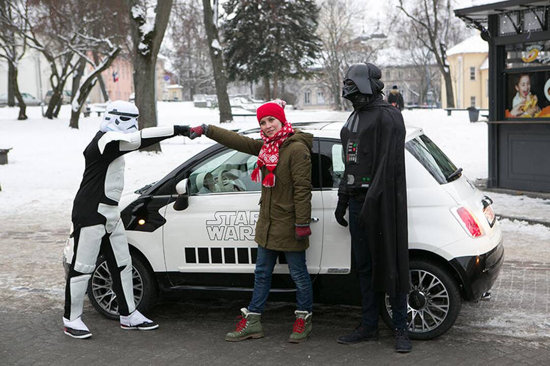 Vilniaus gatvėse blaškėsi „Žvaigždžių karų“ herojai