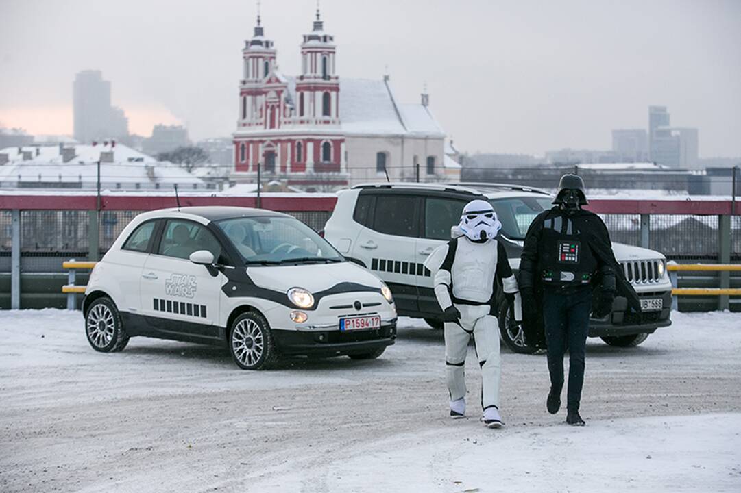 Vilniaus gatvėse blaškėsi „Žvaigždžių karų“ herojai