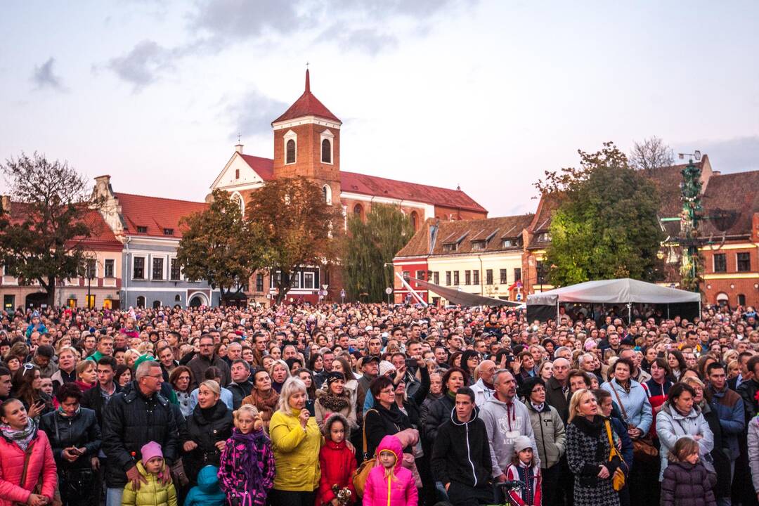 G. Paškevičiaus koncertas Rotušės aikštėje