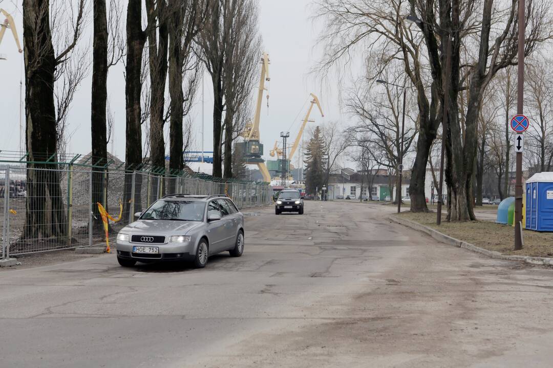 Planai: dalį į Kruizinių laivų terminalą vedančios Priešpilio gatvės numatyta perkelti kairiau.