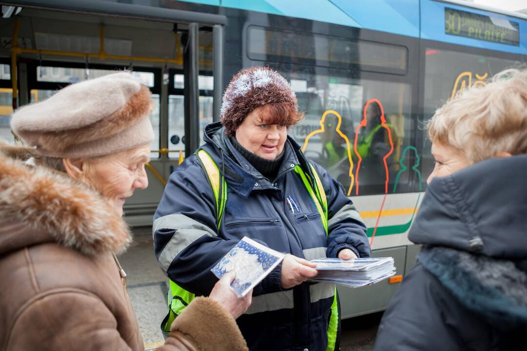 Vilniečius pradžiugino kalėdiniais atvirukais