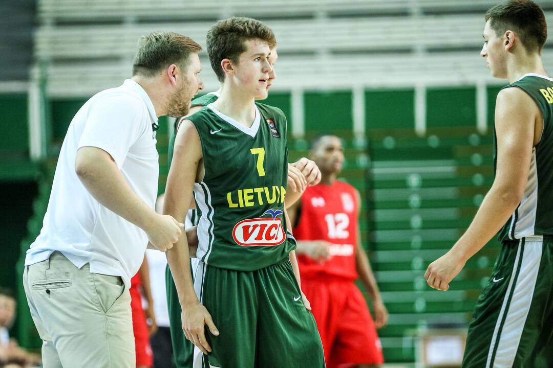 Europos U-16 krepšinio čempionatas: Lietuva-Anglija