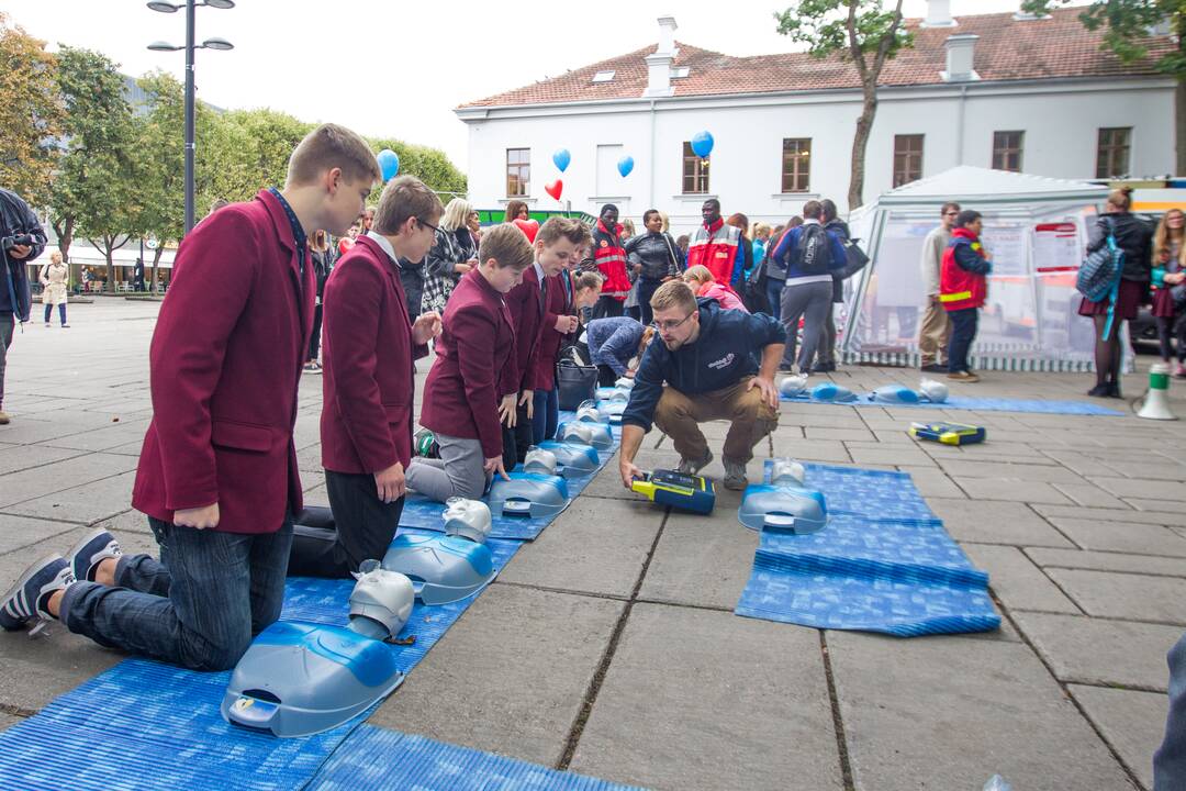 Kauniečiai mokėsi pirmosios pagalbos