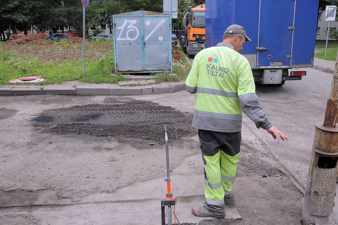 Tvarkoma Kalniečių turgaus aikštelė