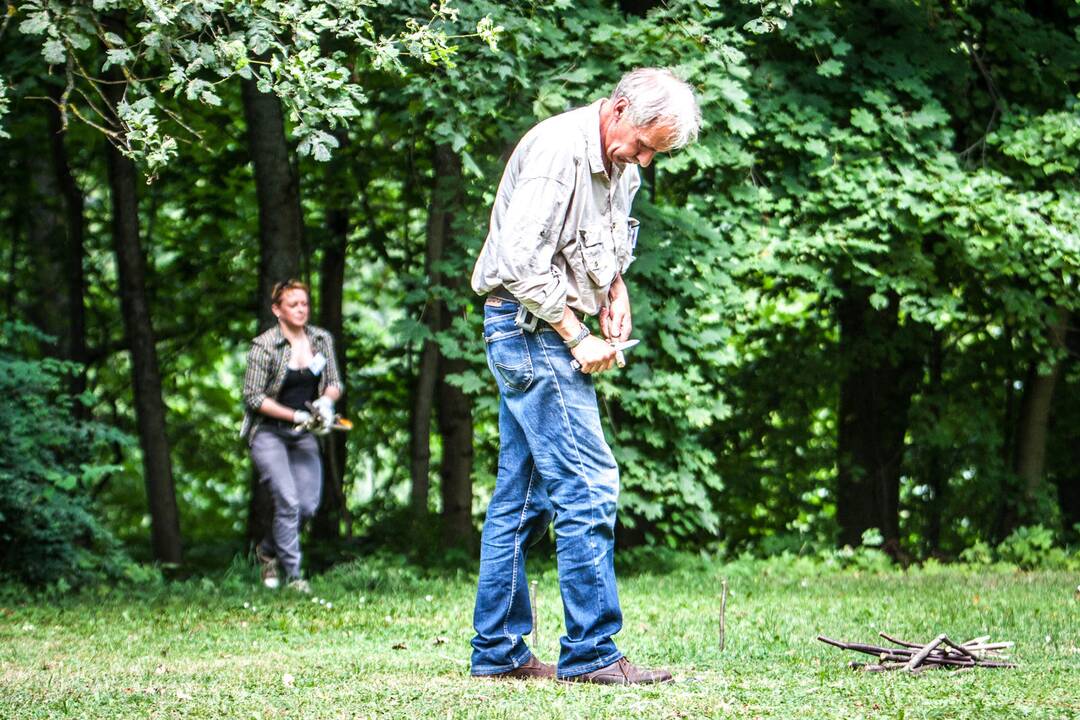 Landart meno kūrimas Raudondvario dvaro parke