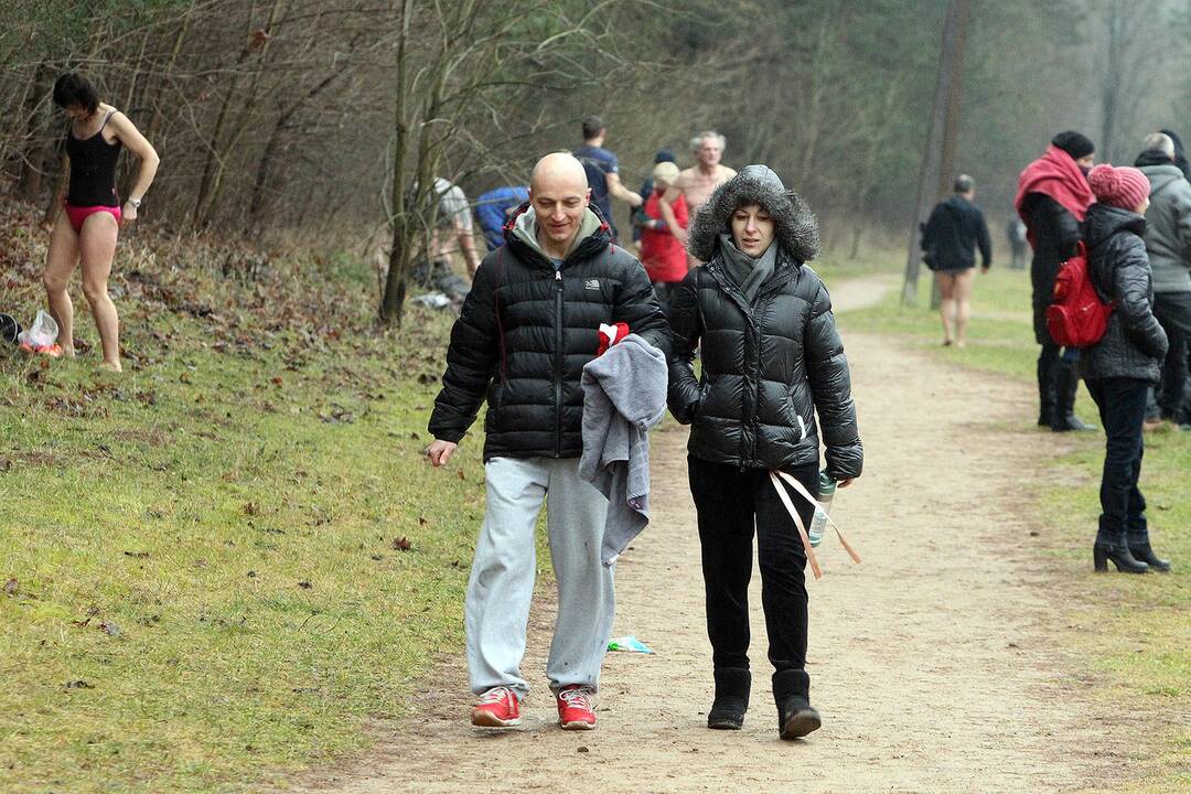 Naujametinės sveikuolių maudynės Kaune