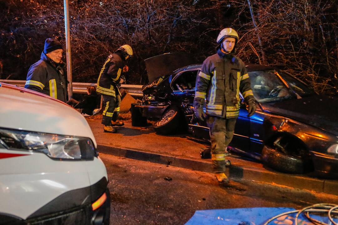 Avarija ant Lideikio gatvės viaduko