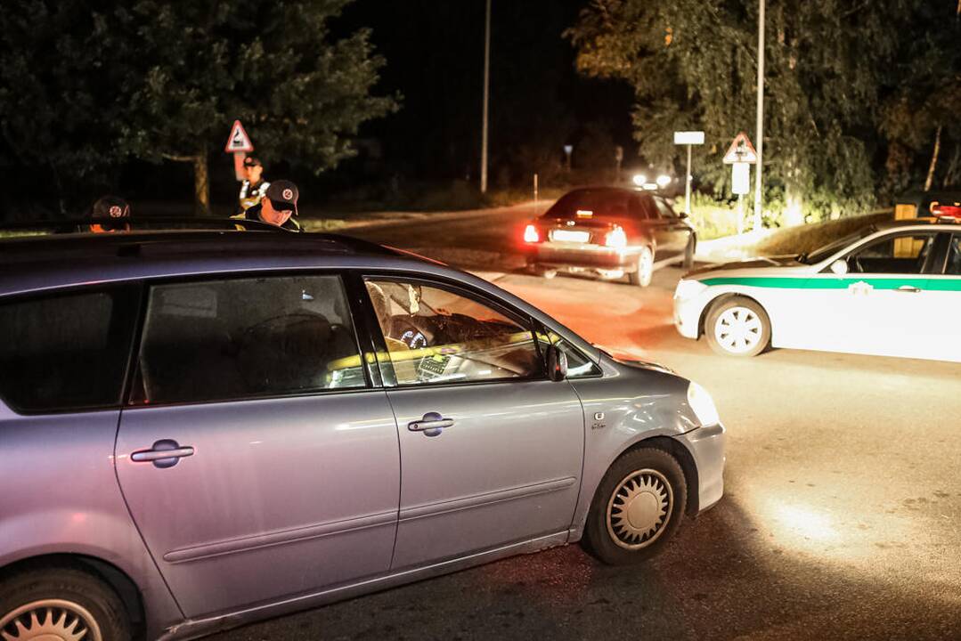 Naktinis policijos reidas Klaipėdoje