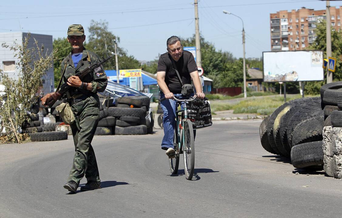 Ukraina vėl kovoja prieš prorusiškus separatistus