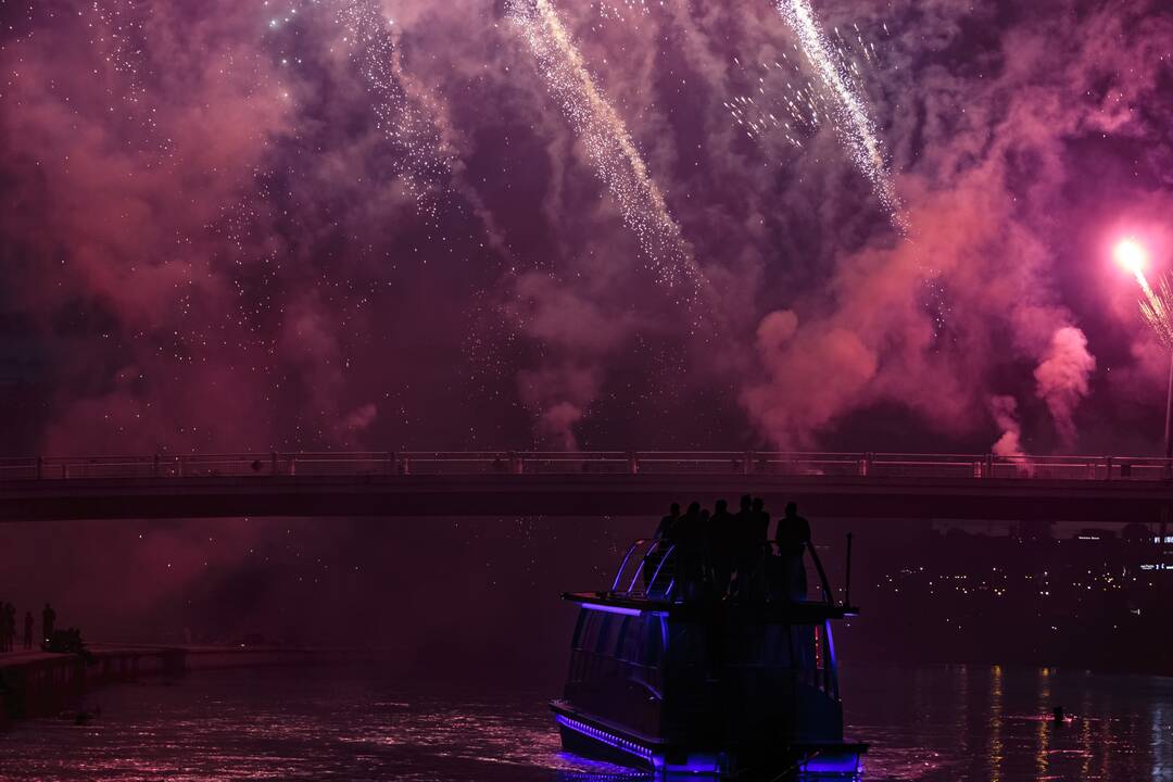 Valstybės dienos fejerverkai Vilniuje