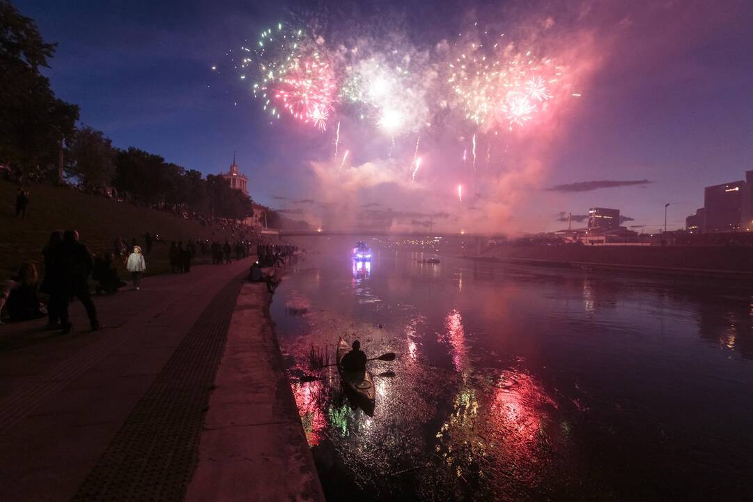 Valstybės dienos fejerverkai Vilniuje