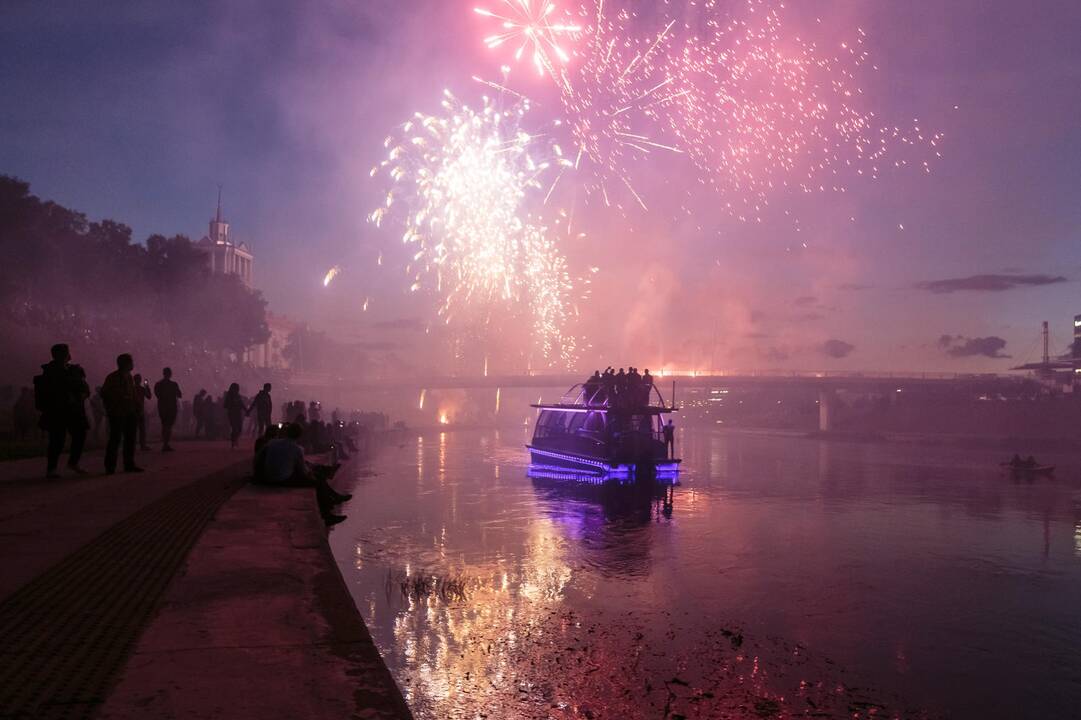 Valstybės dienos fejerverkai Vilniuje