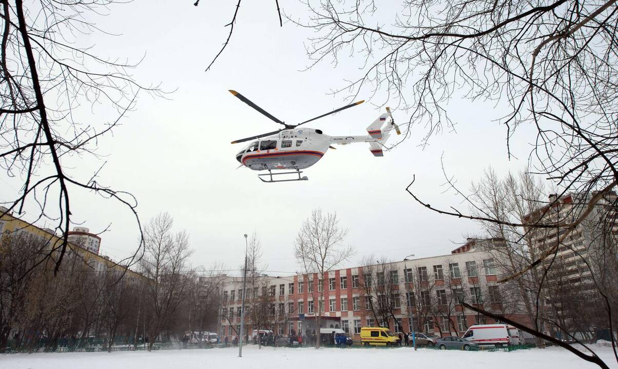 Maskvoje per įkaitų dramą mokykloje žuvo du žmonės