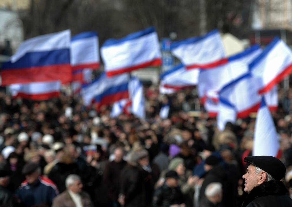 Ukrainoje – protestai priešingose barikadų pusėse