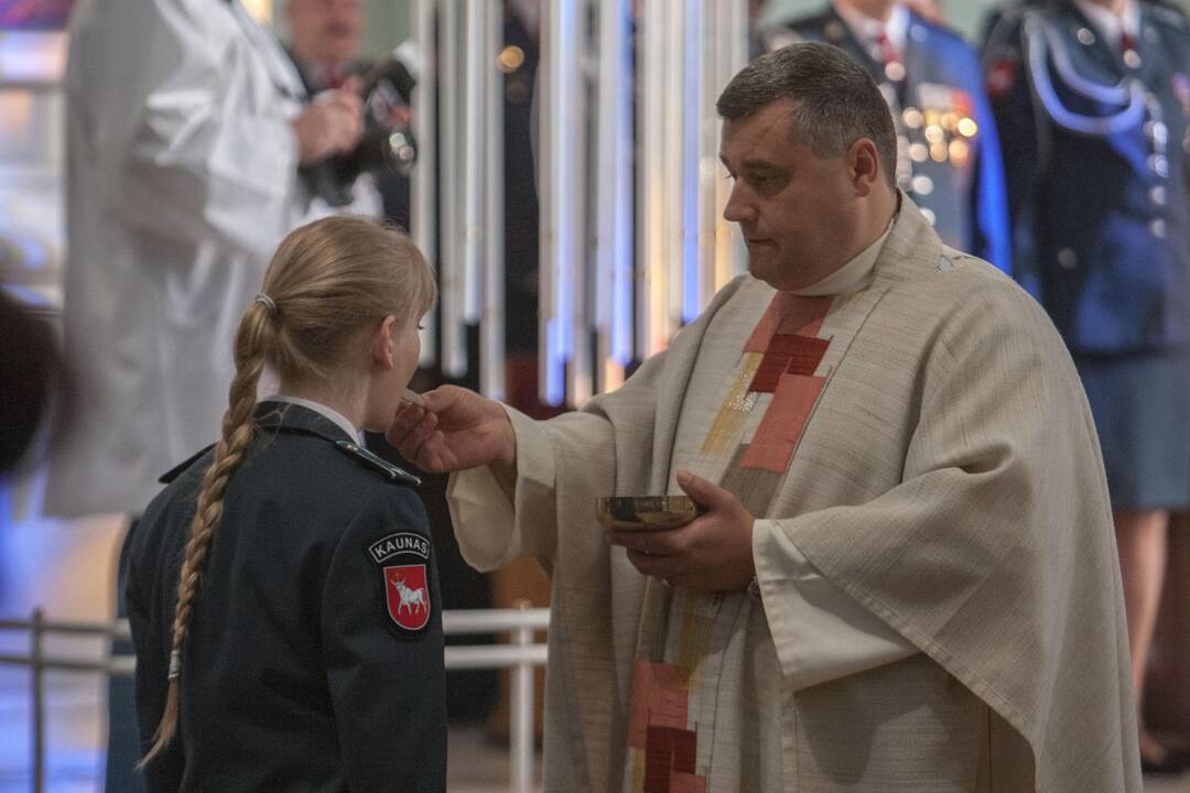 Policijos diena Įgulos bažnyčioje