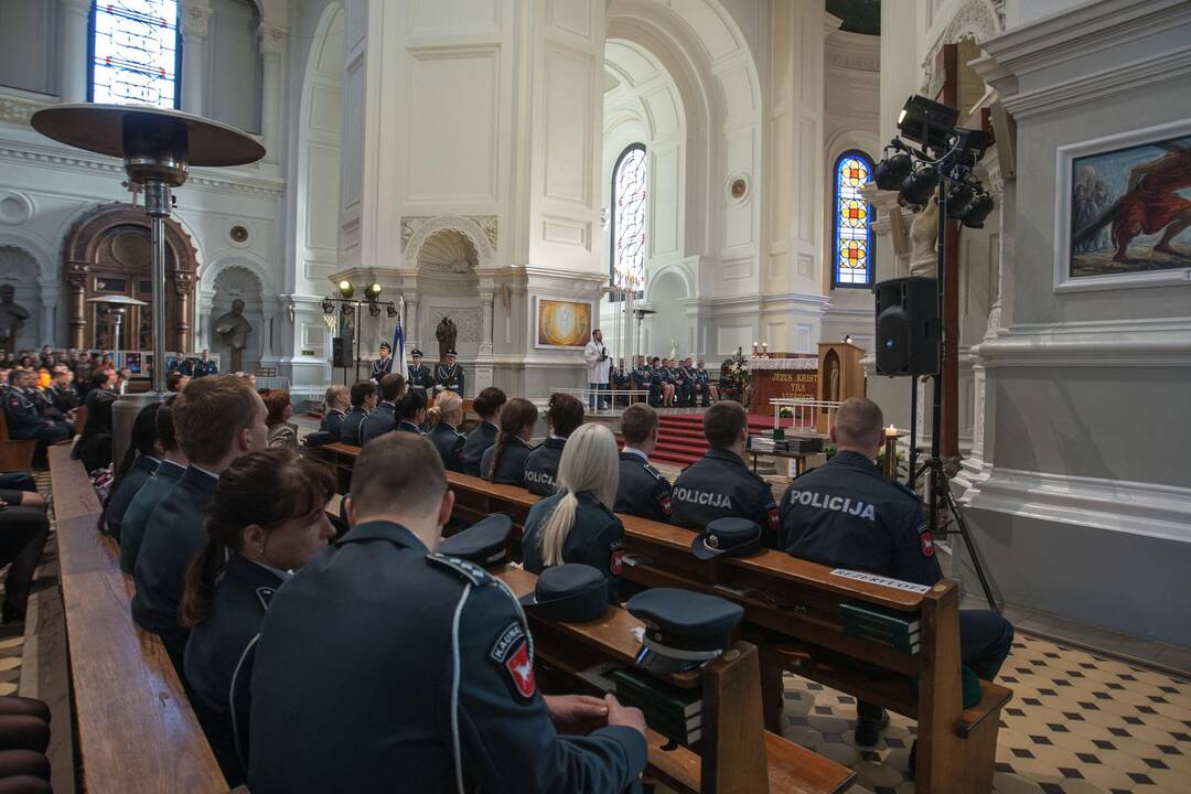 Policijos diena Įgulos bažnyčioje