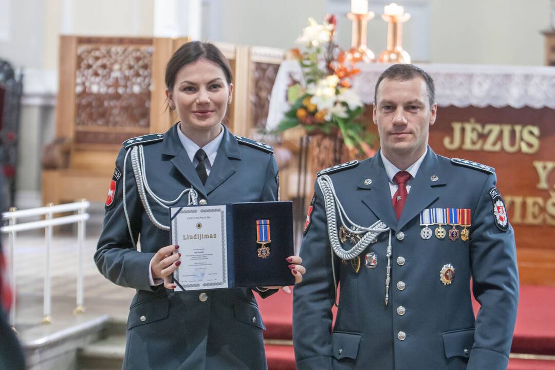 Policijos diena Įgulos bažnyčioje