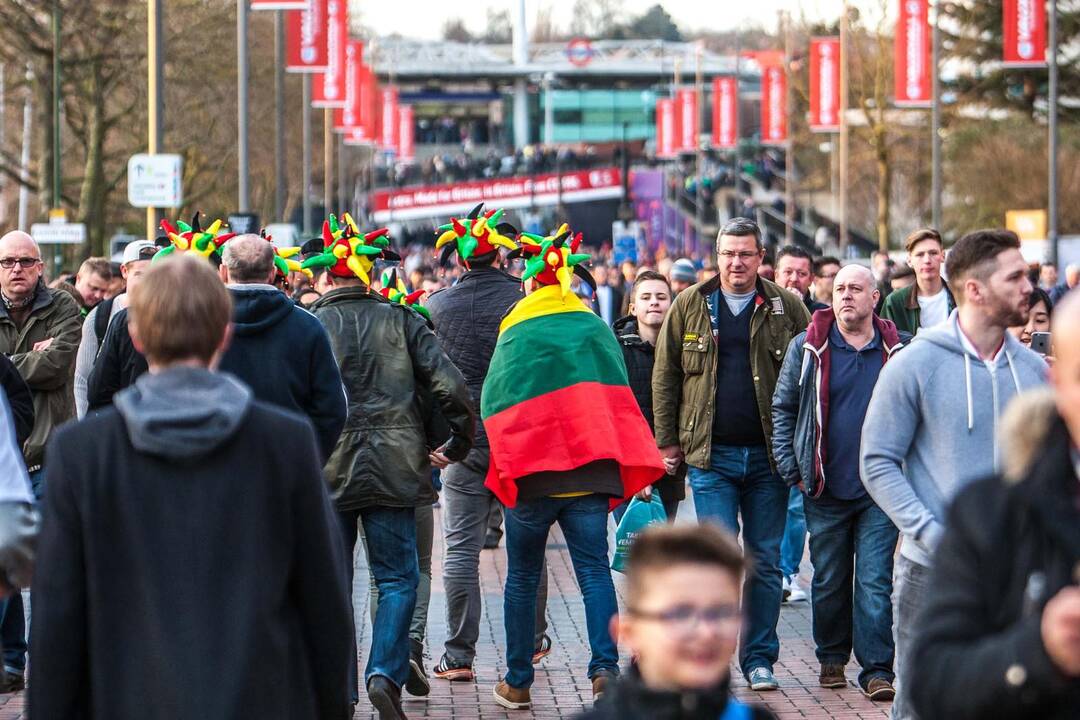 Lietuva - Anglija "Wembley" stadione