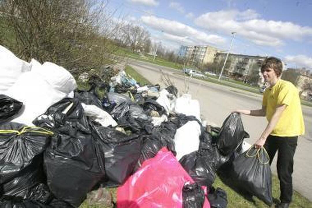 Per akciją „Darom" surinkta 10 tūkst. tonų šiukšlių