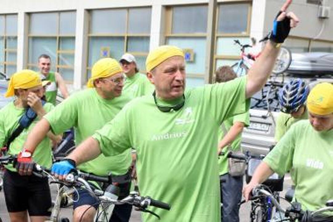 A.Kubilius pakvietė A.Lukašenką į dviračių žygį Baltarusijoje