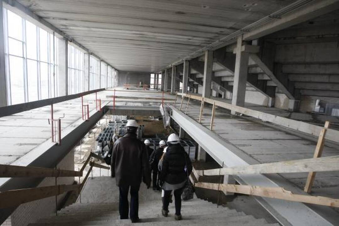 Klaipėdos arena: jau atlikta pusė darbų