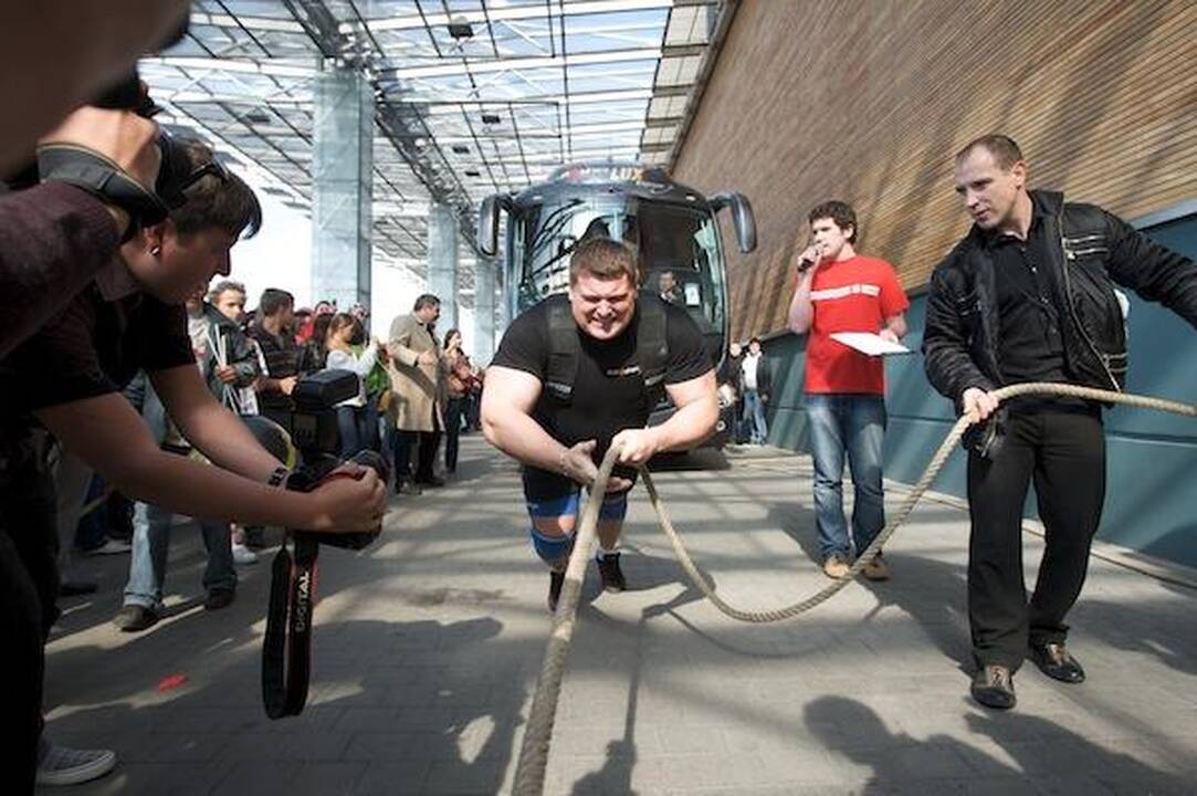 Ž.Savickas pasiekė traukimo rekordą