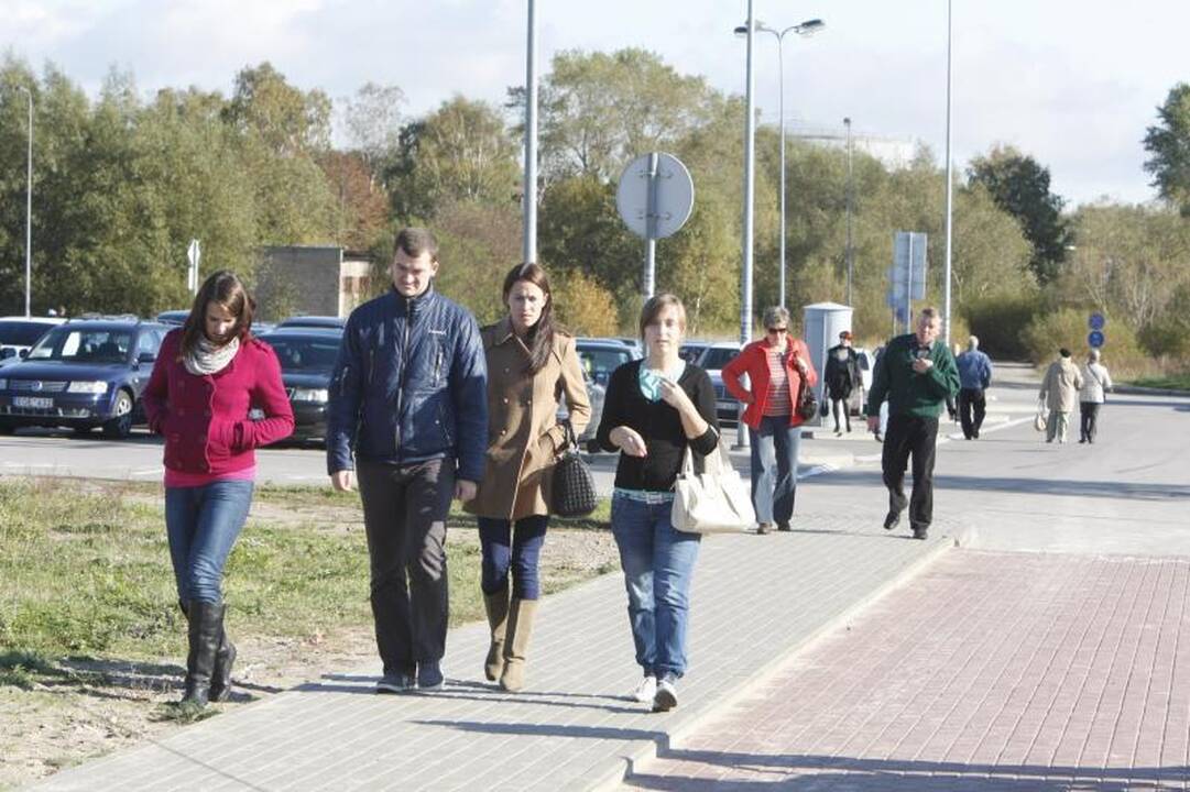 Sekmadienį klaipėdiečių traukos objektu tapo molas