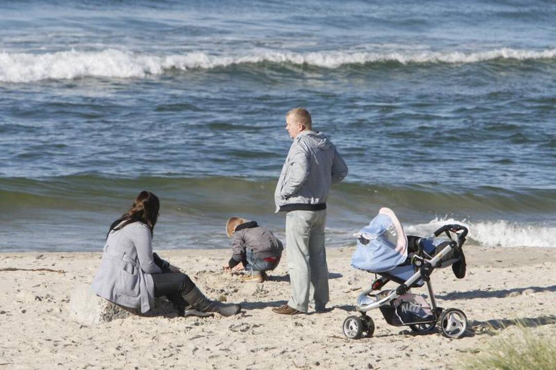 Sekmadienį klaipėdiečių traukos objektu tapo molas