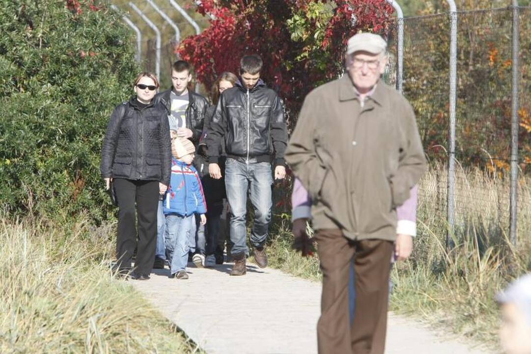 Sekmadienį klaipėdiečių traukos objektu tapo molas