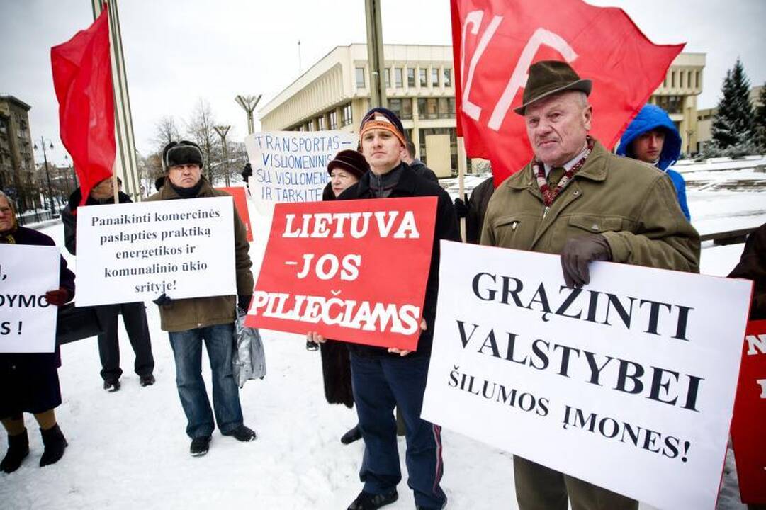 Vilniečiai su „Frontu“: prieš transporto reformas ir šildymo kainas