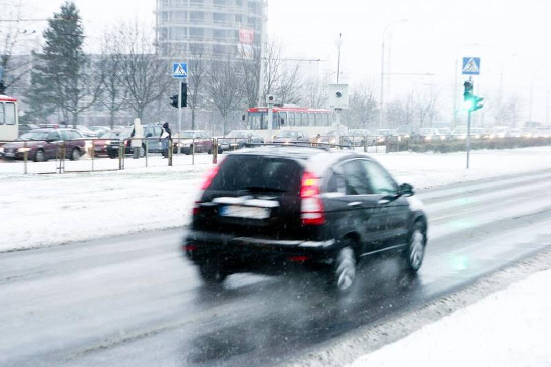 Vakarų Lietuvoje naktį formuosis plikledis
