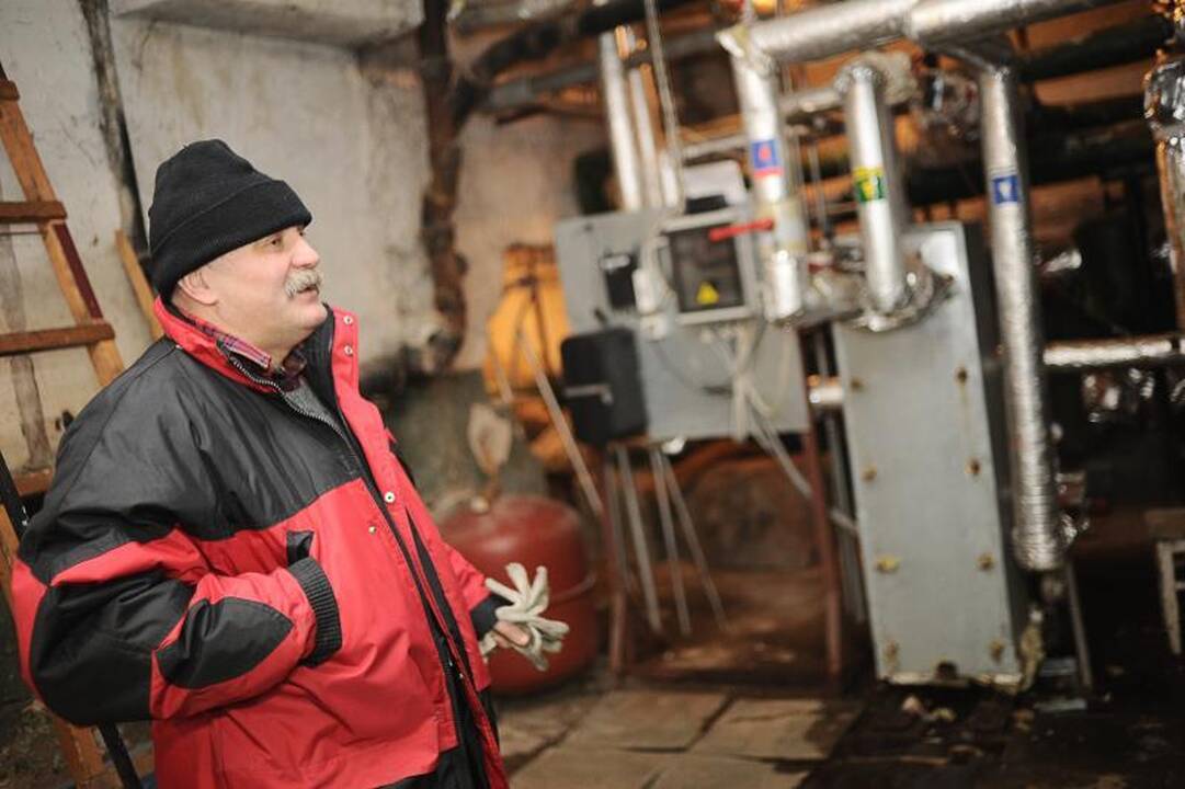 Miesto centras per šalčius bloškiamas į viduramžius