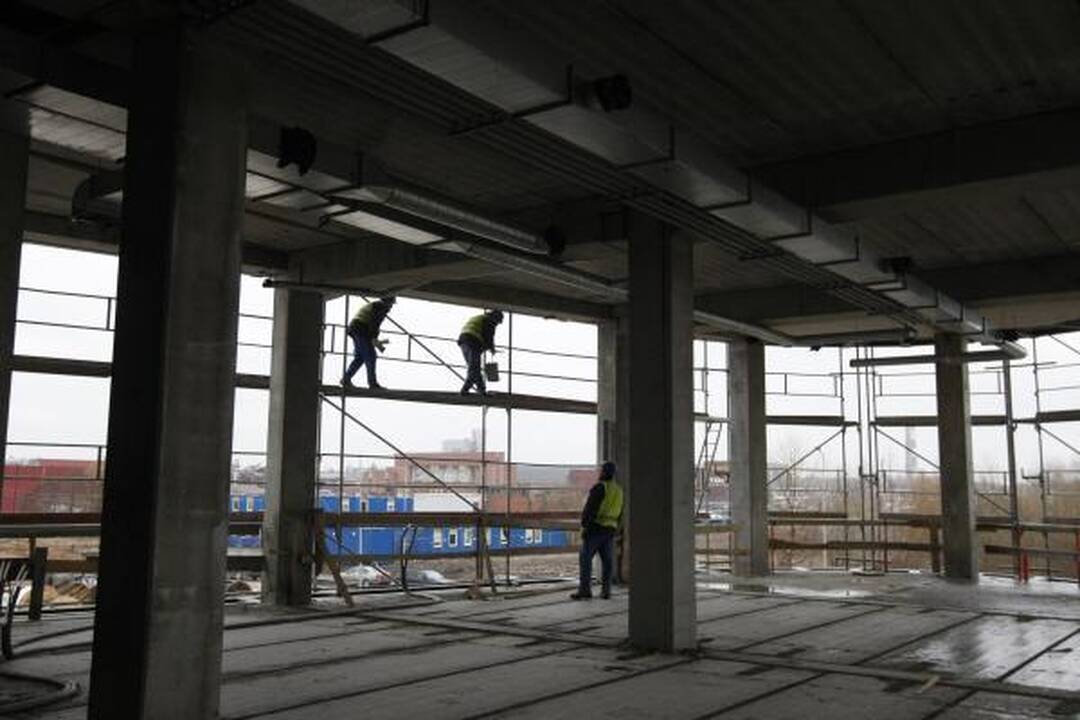 Klaipėdos arena: jau atlikta pusė darbų