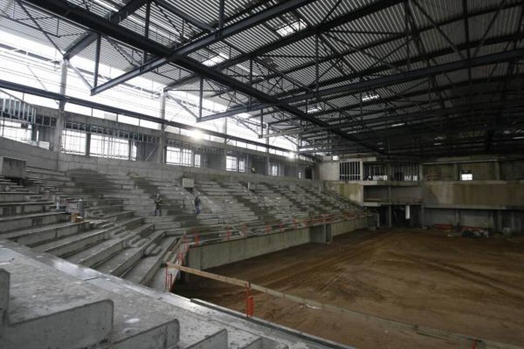 Klaipėdos arena: jau atlikta pusė darbų