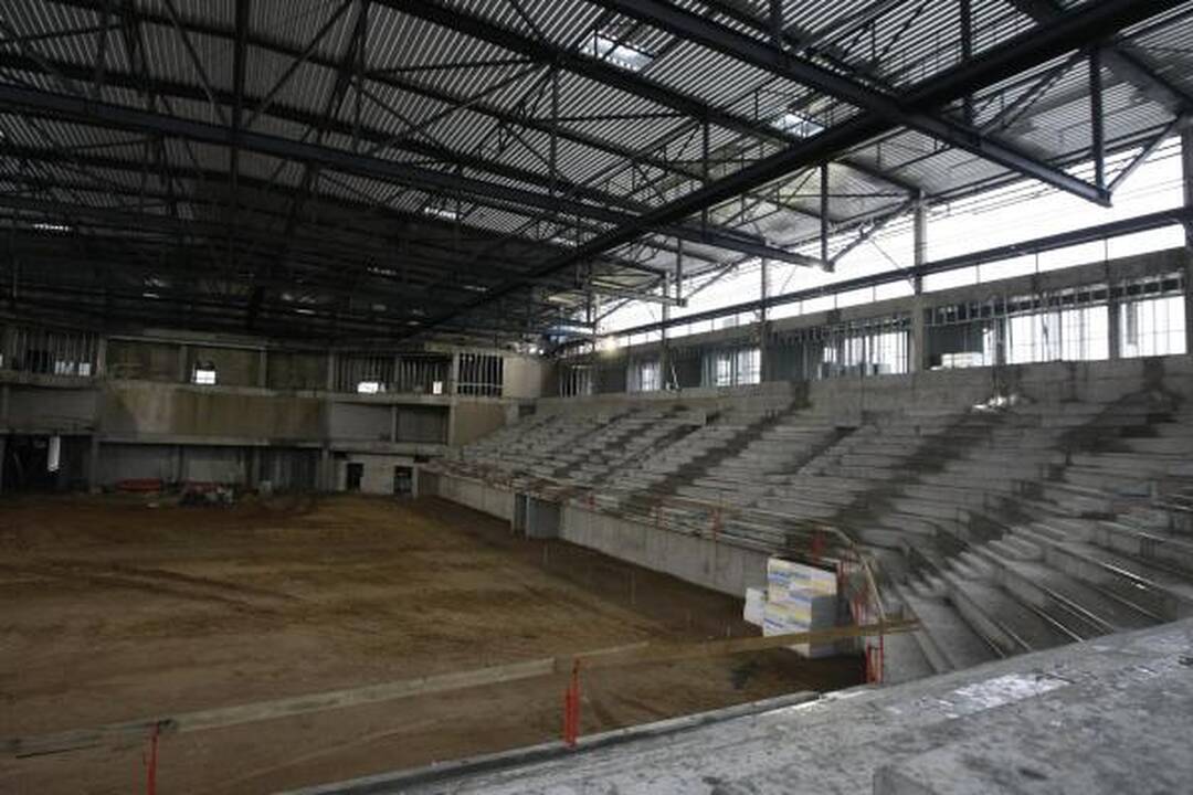 Klaipėdos arena: jau atlikta pusė darbų