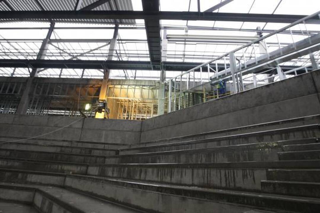 Klaipėdos arena: jau atlikta pusė darbų