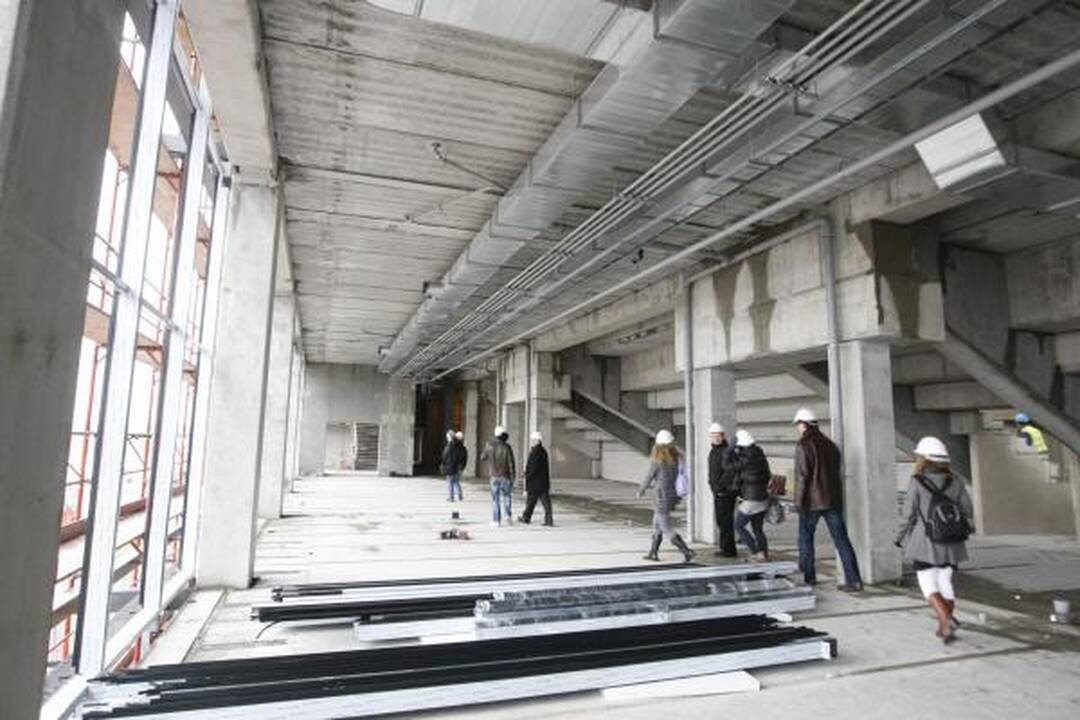 Klaipėdos arena: jau atlikta pusė darbų