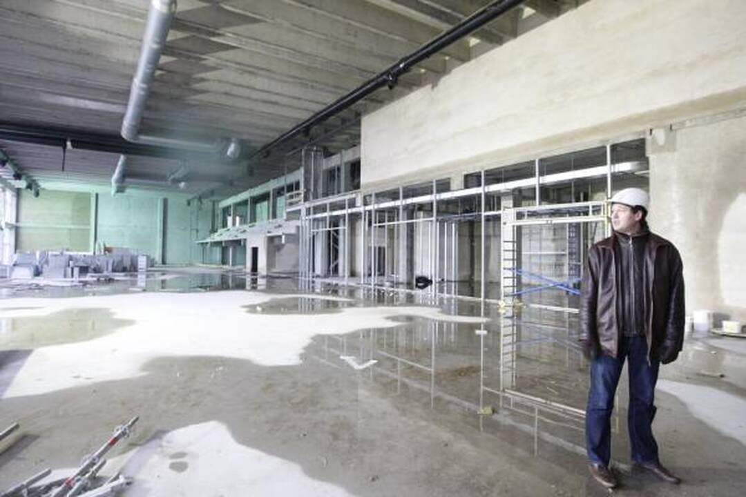 Klaipėdos arena: jau atlikta pusė darbų