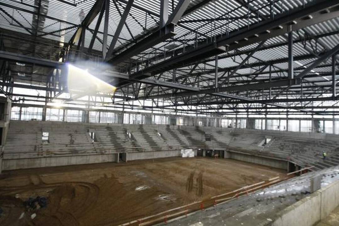 Klaipėdos arena: jau atlikta pusė darbų