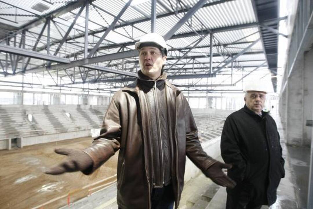 Klaipėdos arena: jau atlikta pusė darbų