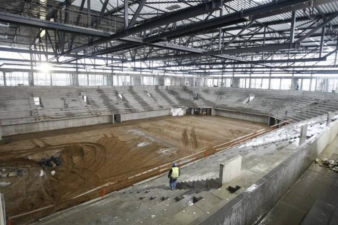 Klaipėdos arena: jau atlikta pusė darbų