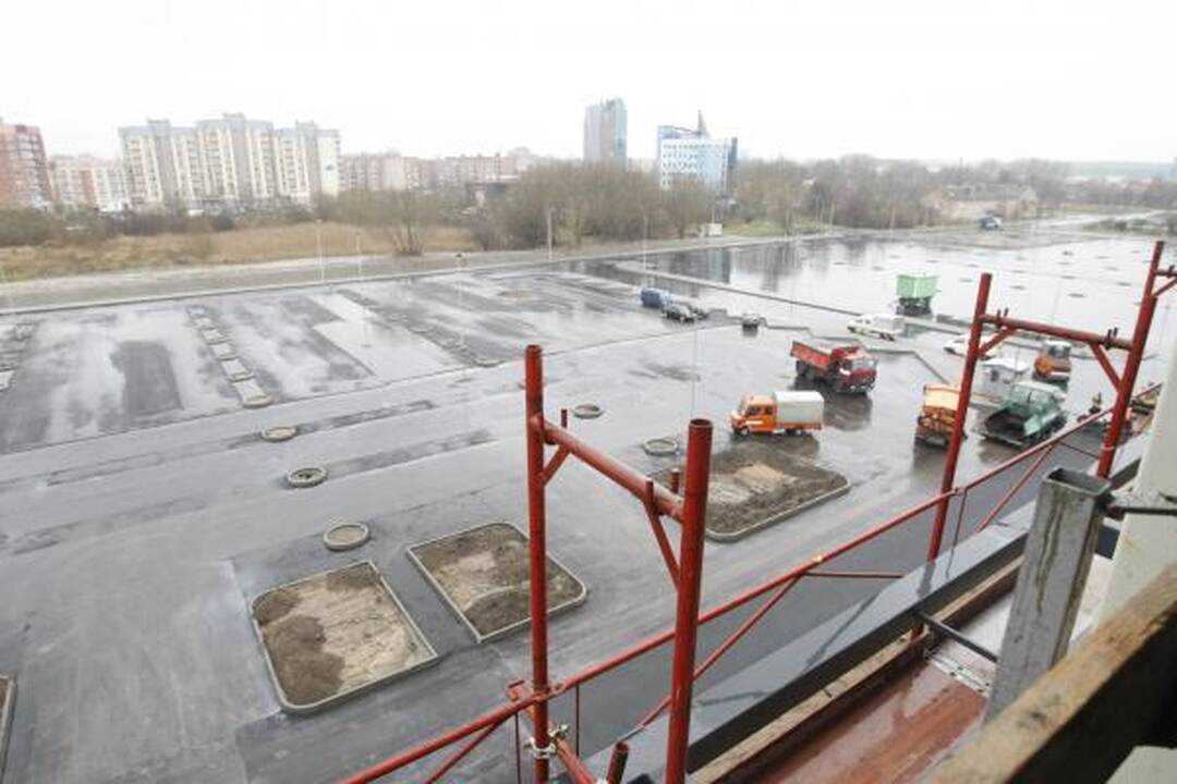 Klaipėdos arena: jau atlikta pusė darbų