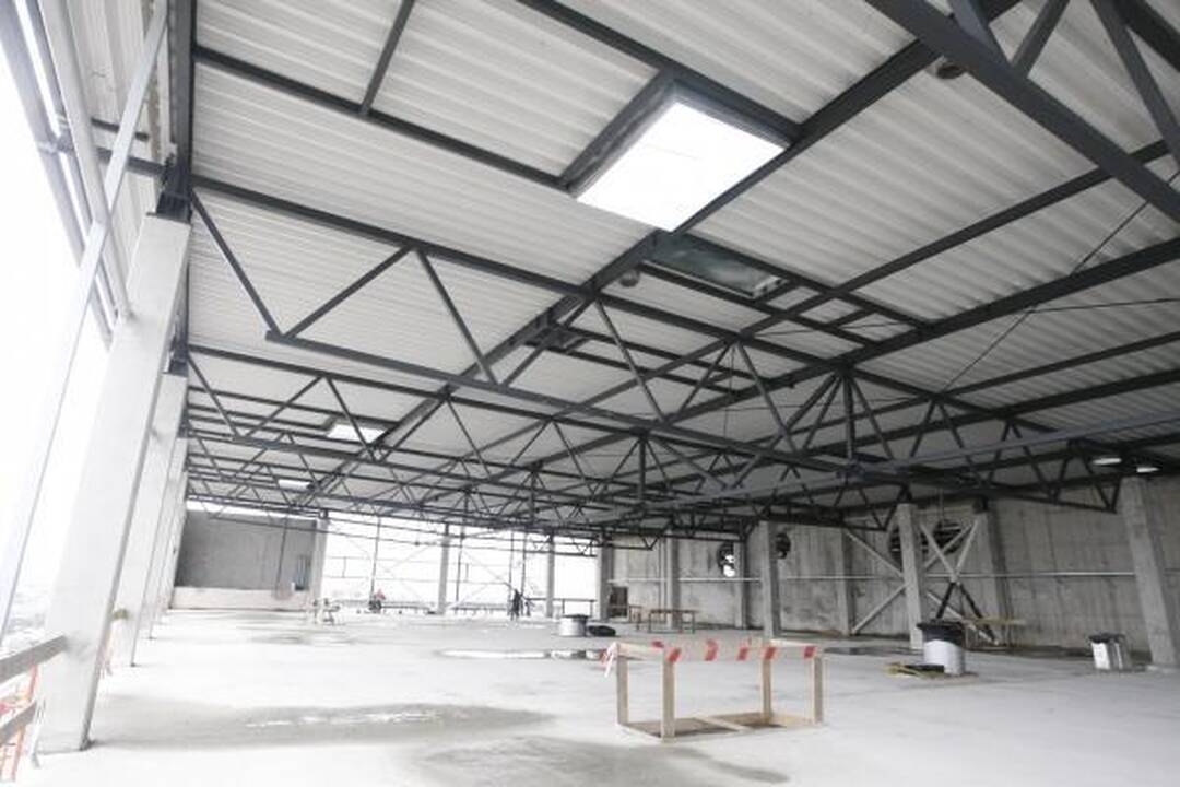 Klaipėdos arena: jau atlikta pusė darbų