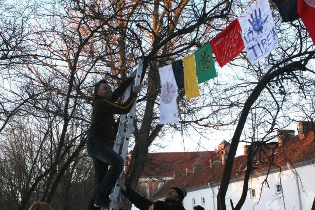 Tibeto skveras atgimė apsaugotas nuo vandalų