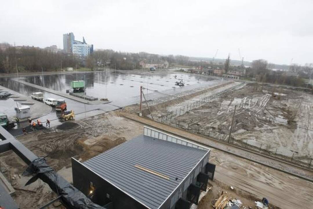 Klaipėdos arena: jau atlikta pusė darbų