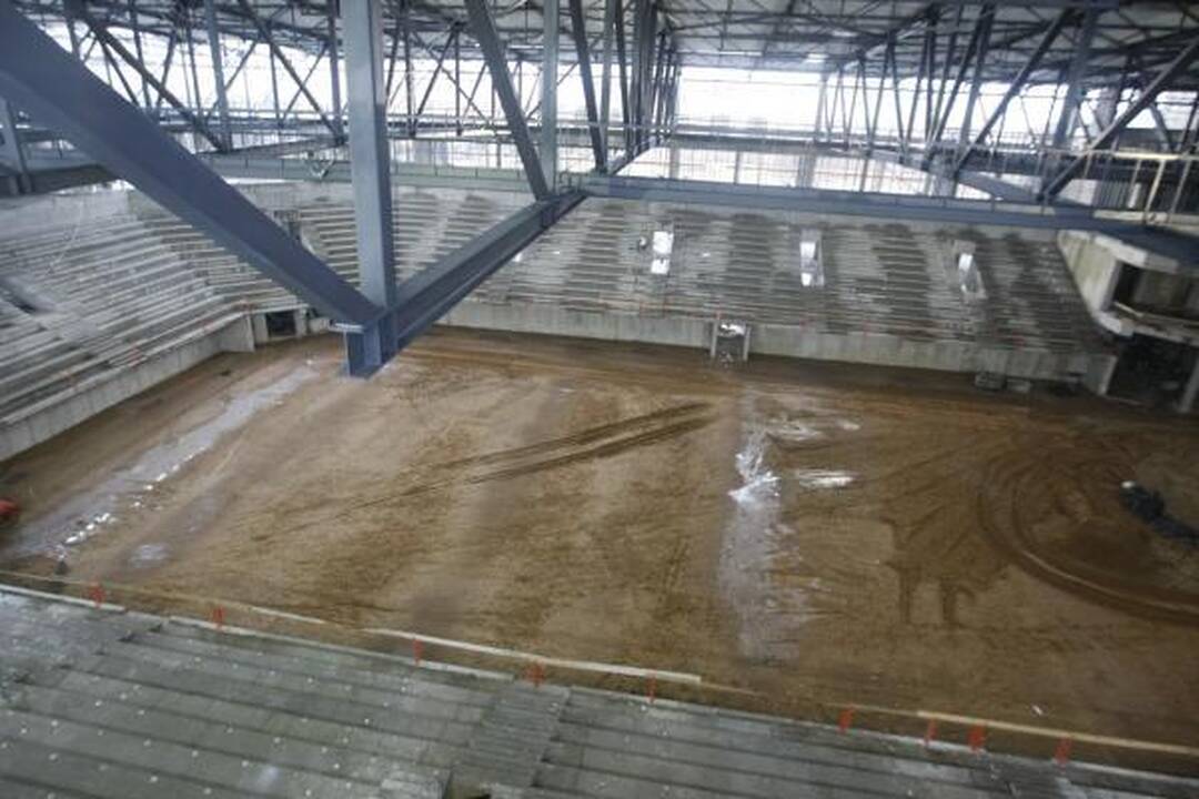 Klaipėdos arena: jau atlikta pusė darbų