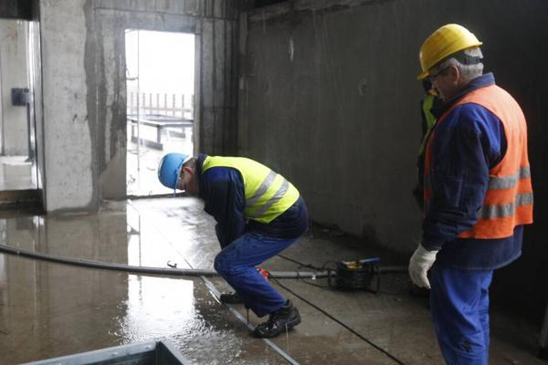Klaipėdos arena: jau atlikta pusė darbų